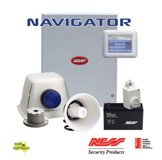 Home Security Alarm System Ness D16X Navigator 16 Zone KIT